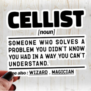 Cellist Noun Music Instrument Lover Cello Player