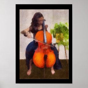 Cellist Poster