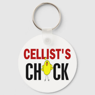 Cellist’s Chick Key Ring