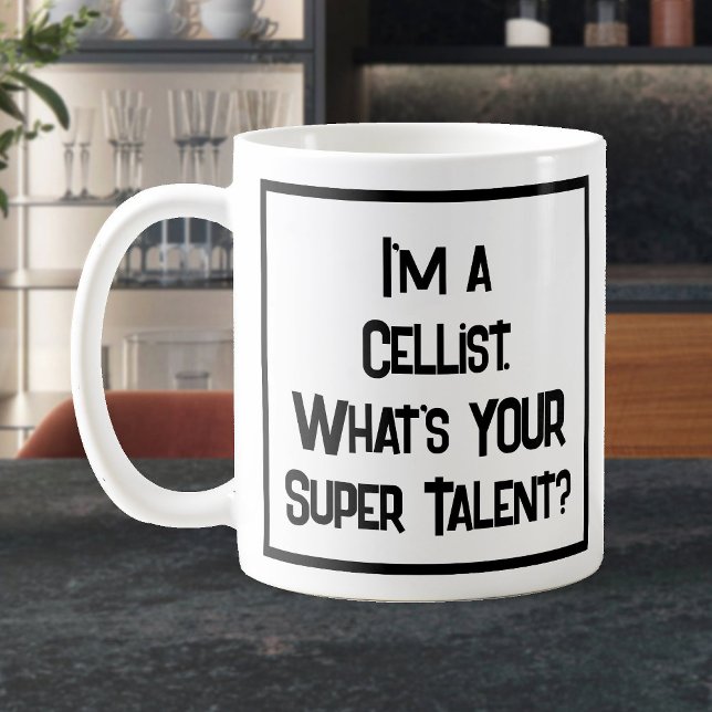 Cellist Super Talent. Coffee Mug (Creator Uploaded)