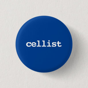 cellist typography Button