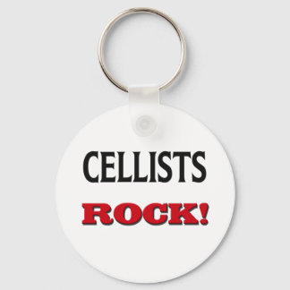 Cellists Rock Key Ring