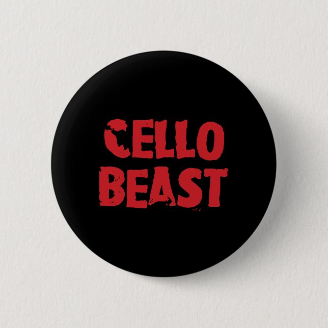 Cello Beast Button (Front)
