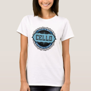 Cello Best Music Note Circle T-Shirt