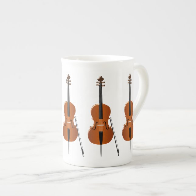 Cello Bone China Mug (Front Right)