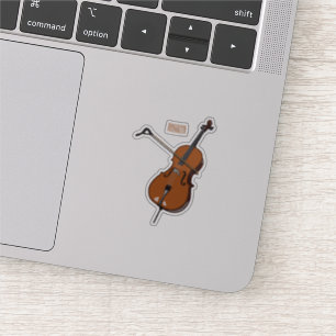 Cello cartoon illustration