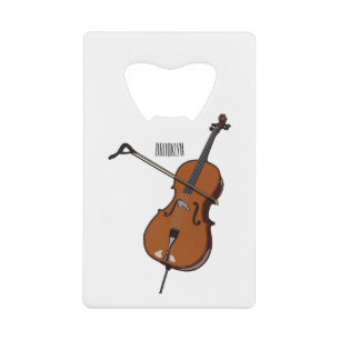 Cello cartoon illustration