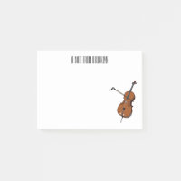Cello cartoon illustration