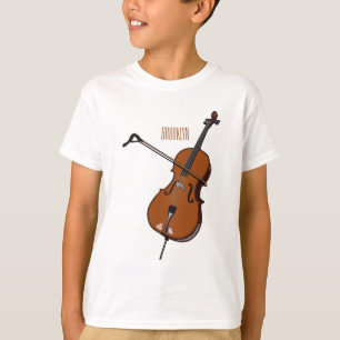 Cello cartoon illustration T-Shirt