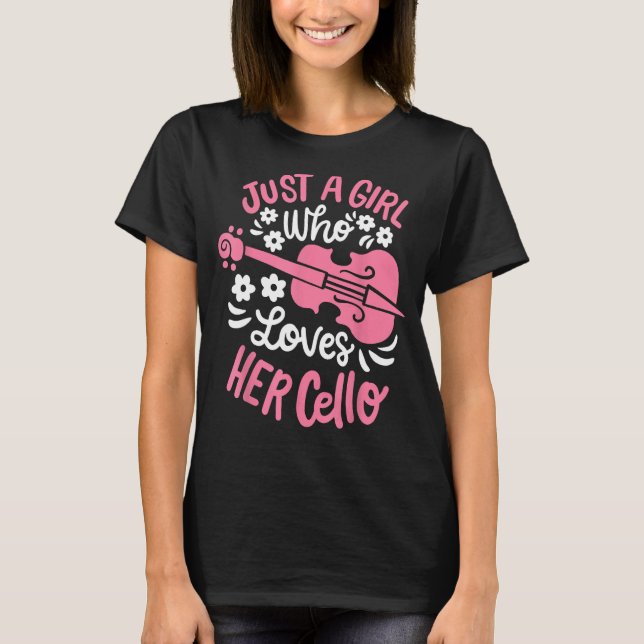 Cello Cellist Cello Player Cellos T-Shirt (Front)