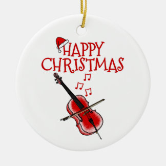 Cello Cellist String Musician Christmas Ornament