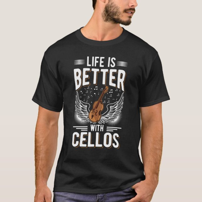 Cello Cellist T-Shirt (Front)