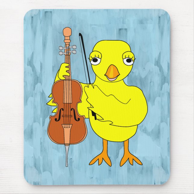 Cello Chick Mouse Pad (Front)
