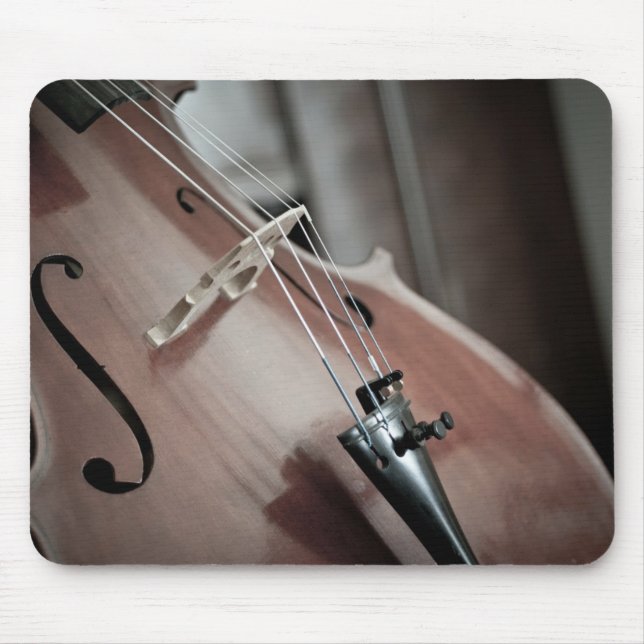 Cello classical music stringed instrument mouse pad (Front)