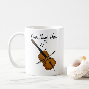 Cello Custom Mug Cellist String Musician Gift