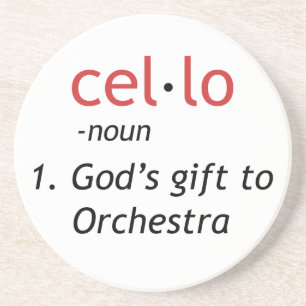Cello Definition Coaster