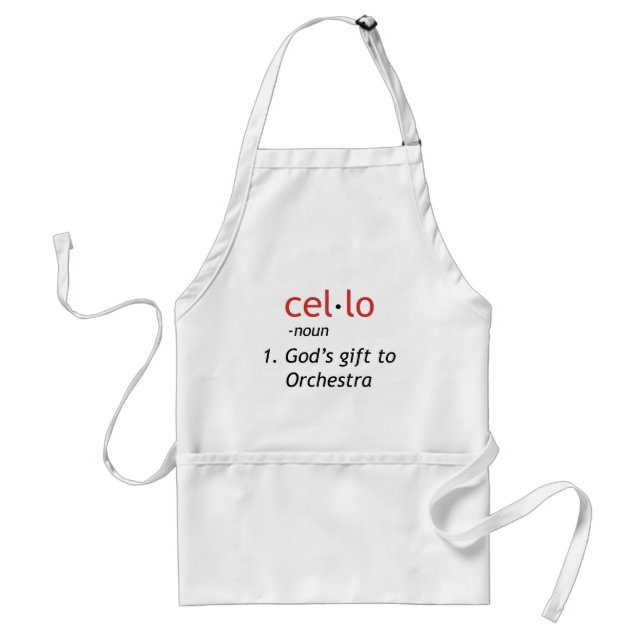 Cello Definition Standard Apron (Front)