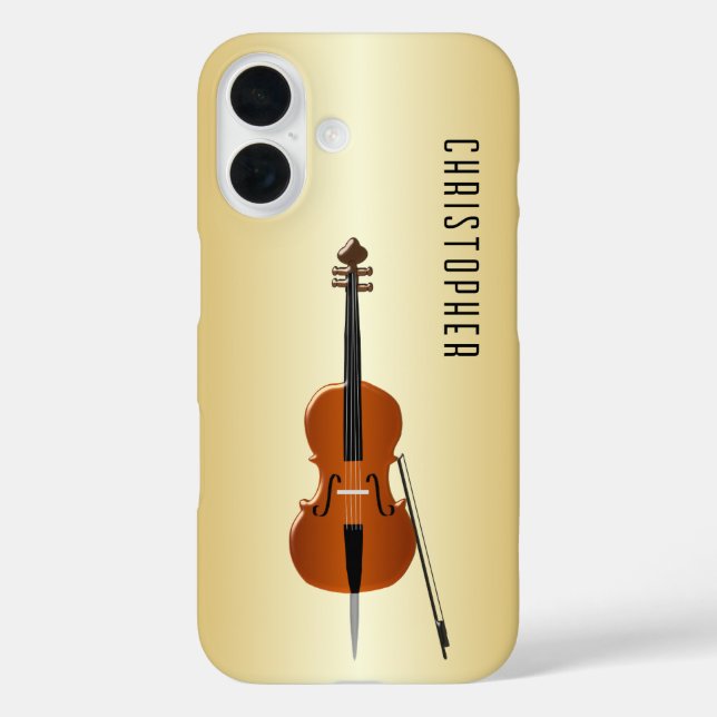 Cello Design Personalised Case-Mate iPhone Case (Back)