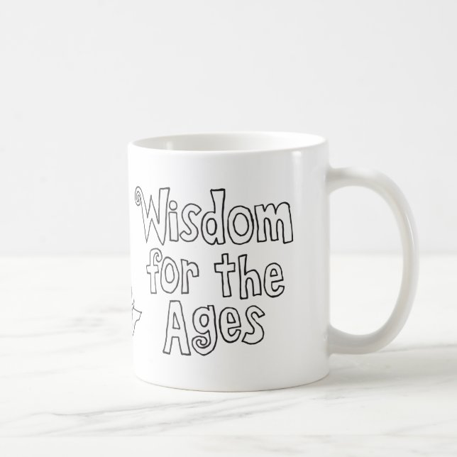 Cello Dog & Mr. B Wisdom For The Ages Mug (Right)