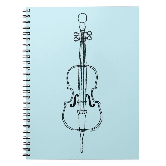 Cello Drawing Notebook (Front)