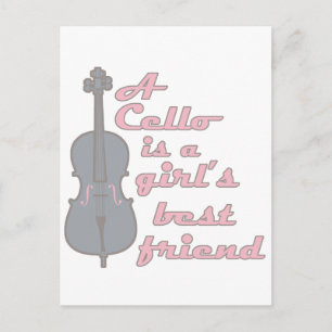 Cello Girl Postcard