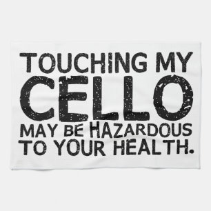 Cello Hazard Tea Towel