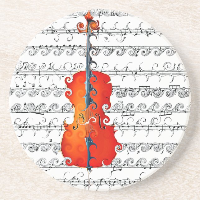Cello & I Rock!_ Coaster (Front)