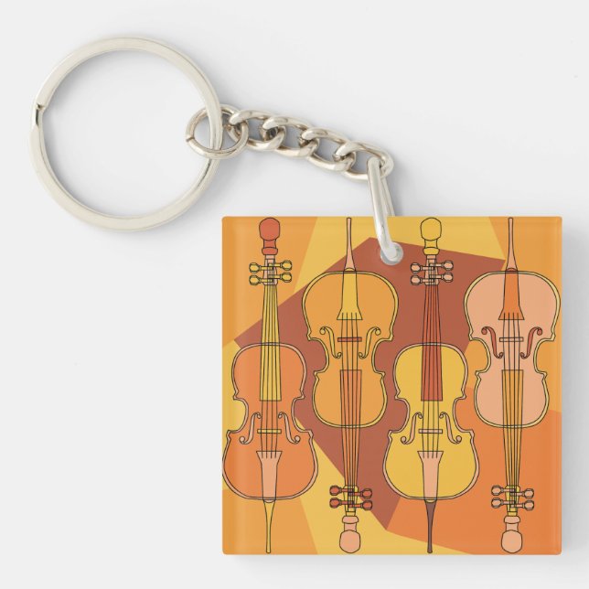 Cello In Cello Key Ring (Front)