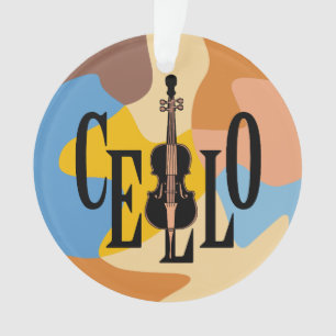 Cello In Cello Ornament