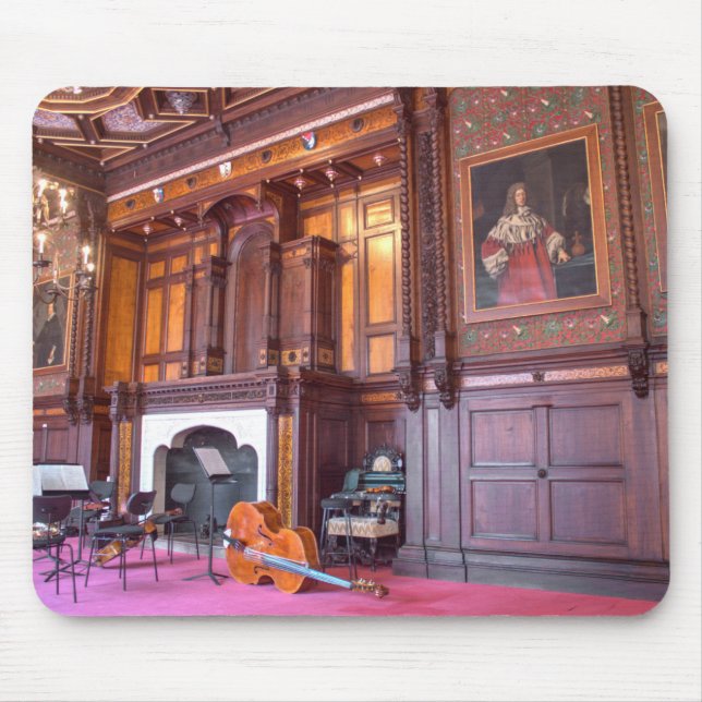 Cello In State Room Mouse Pad (Front)
