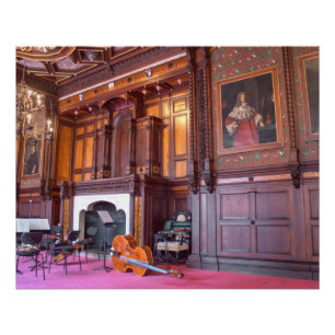 Cello In State Room Poster