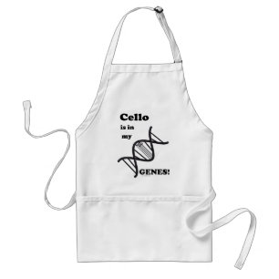 Cello Is In My Genes Standard Apron