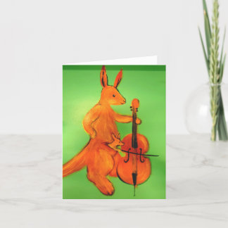 Cello: Kangaroos Thank You Card