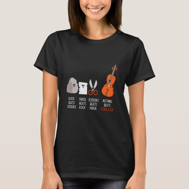 Cello Lessons Cello Tuner Cello Strings Cello Elec T-Shirt (Front)