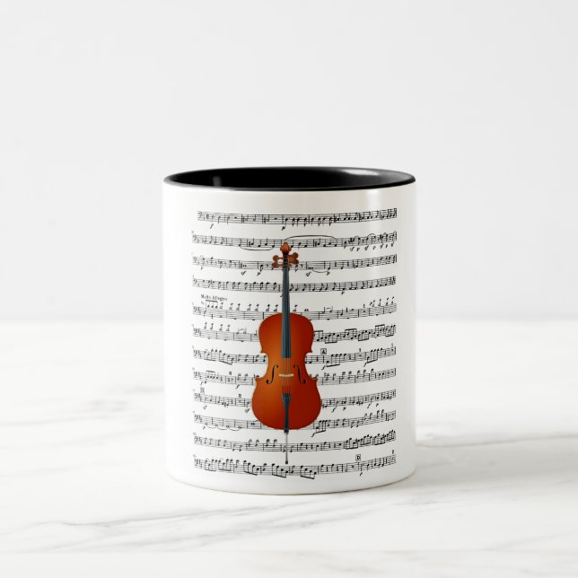 Cello & Me_ Two-Tone Coffee Mug (Center)