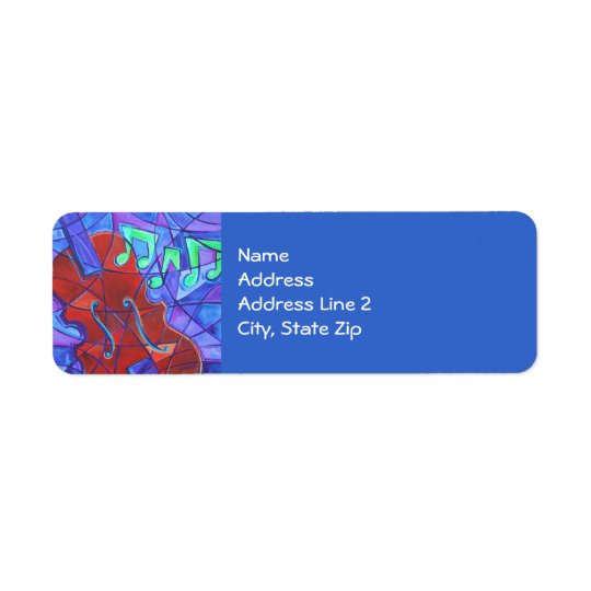 Cello Mosaic Return Address Label