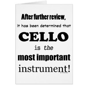 Cello Most Important Instrument
