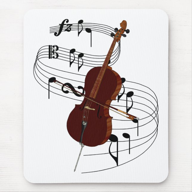 Cello Mouse Pad (Front)