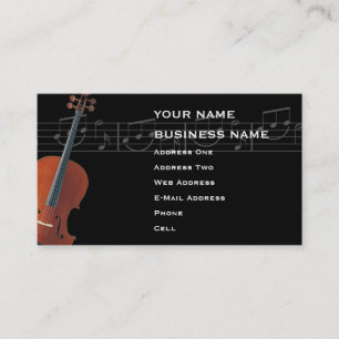 Cello - Music Business Card