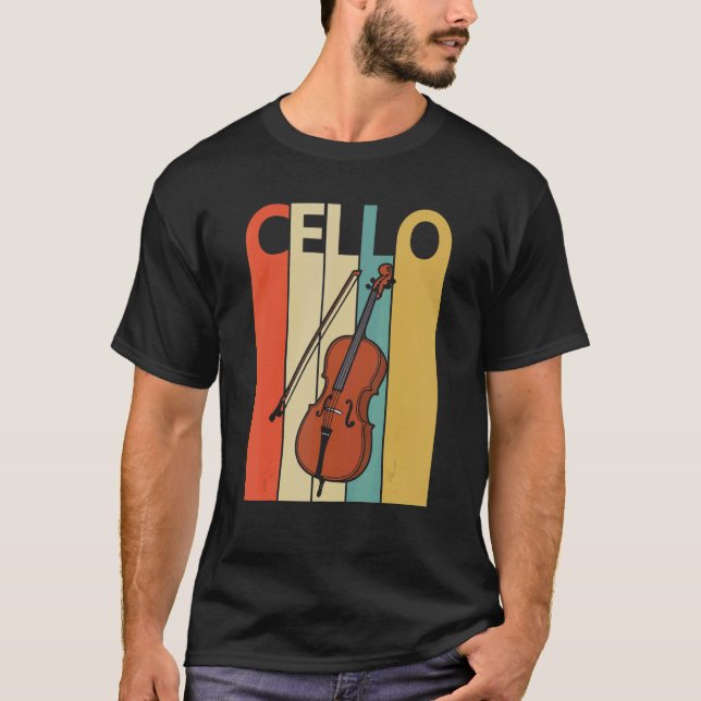Cello Music Instrument  Cellist T-Shirt (Front)