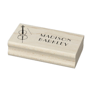 Cello Musician Music Teacher String Orchestra Rubber Stamp