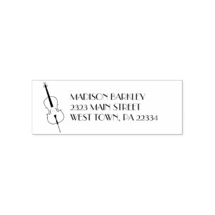Cello Musician Music Teacher String Orchestra Self-inking Stamp