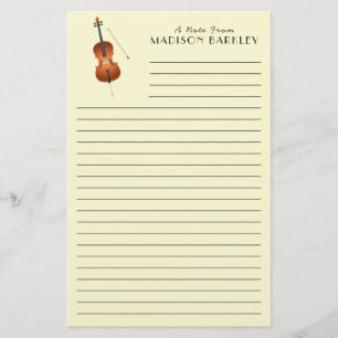 Cello Musician Music Teacher String Orchestra Stationery