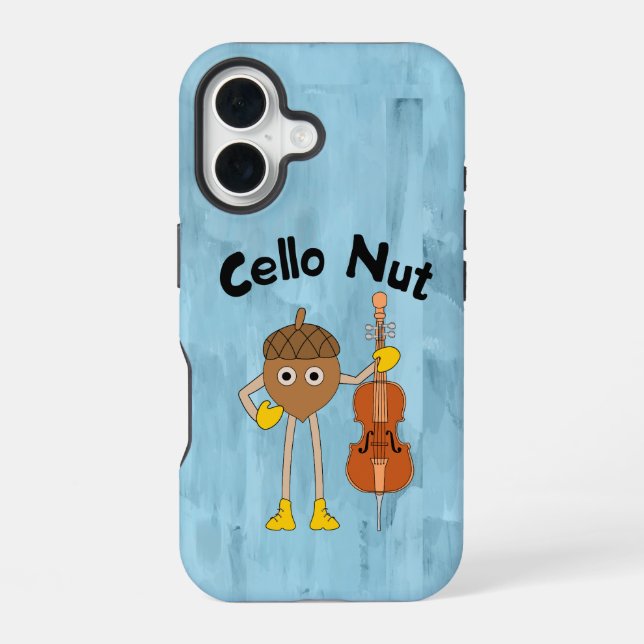 Cello Nut iPhone 16 Case (Back)