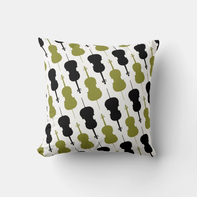 Cello Pattern Cushion (Front)