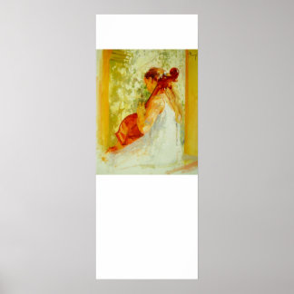 Cello Player Poster