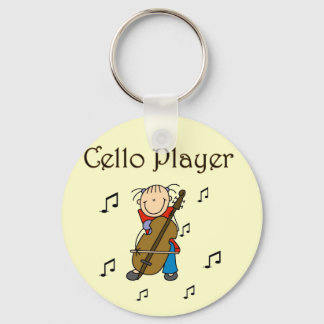 Cello Player Tshirts and Gifts Key Ring