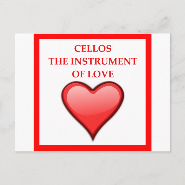 CELLO POSTCARD (Front)
