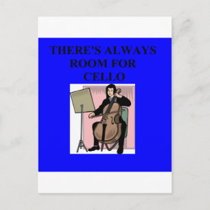 CELLO POSTCARD