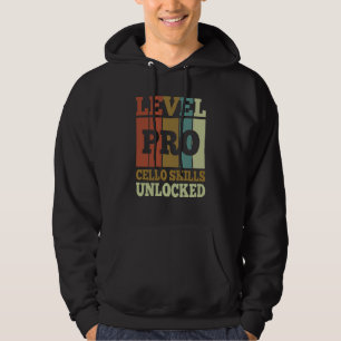 Cello Skills Pro Unlocked Vintage Style Unique Hoodie